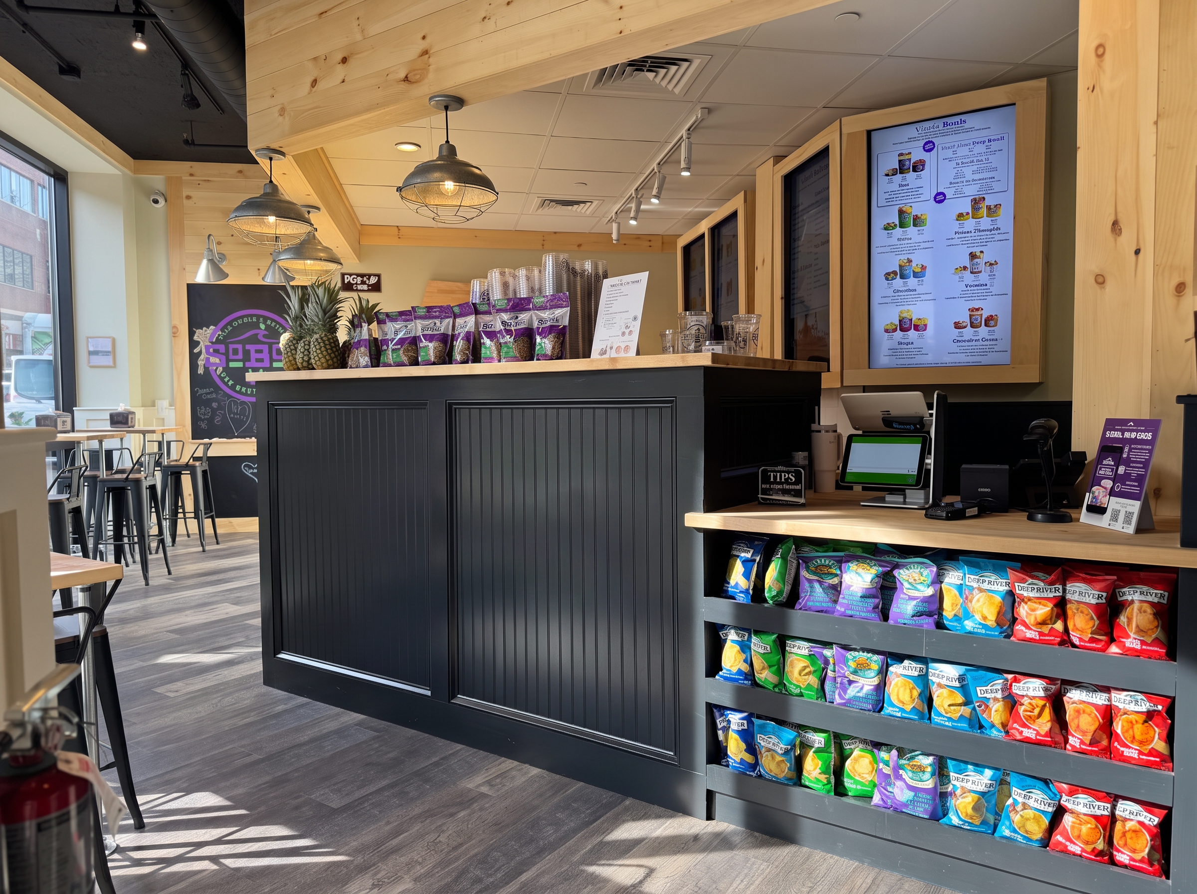 Service Counter & Menu Wall